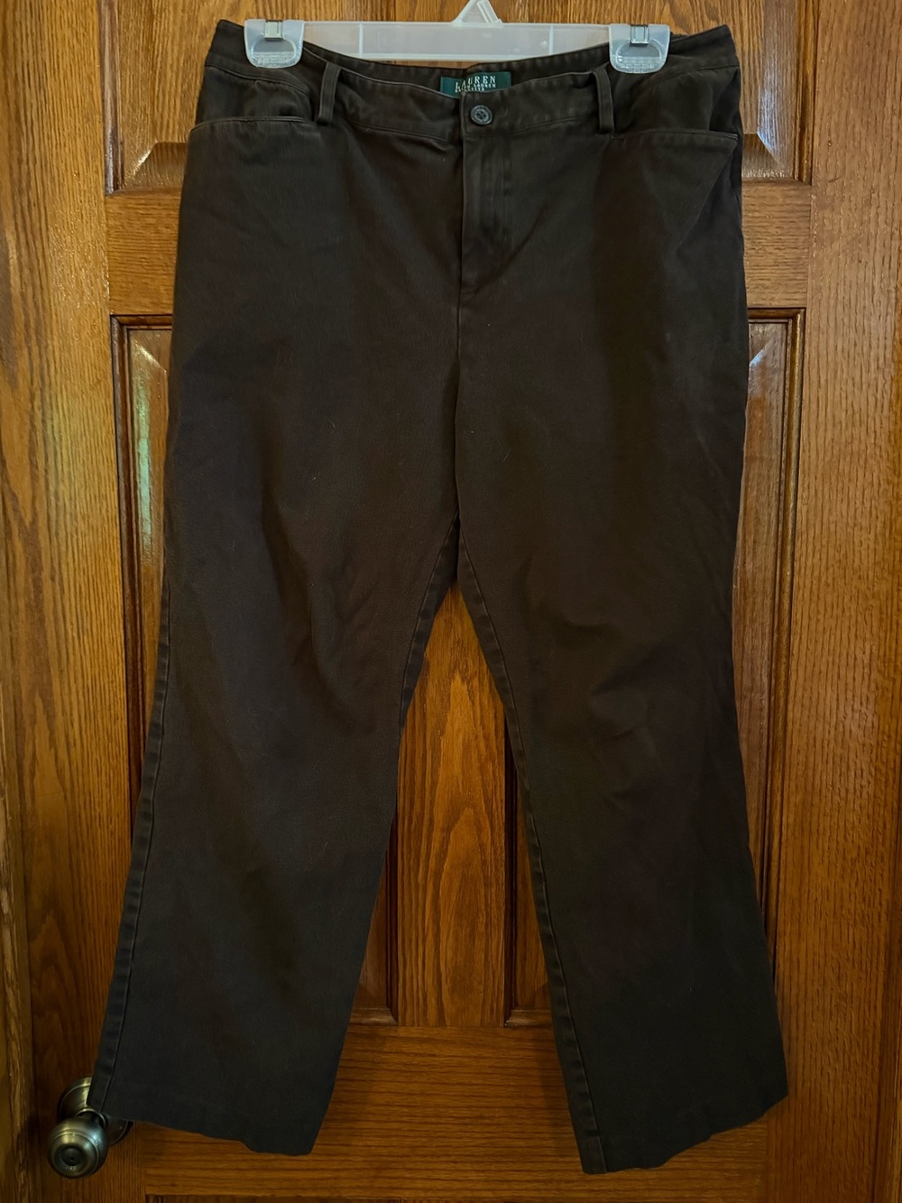 Lauren Ralph Lauren Petite Size 12 Brown Pants